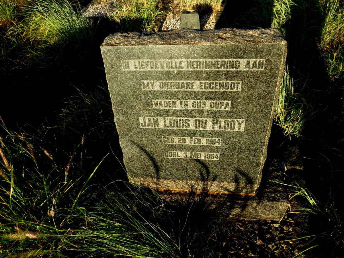 PLOOY Jan Louis, du 1904-1954