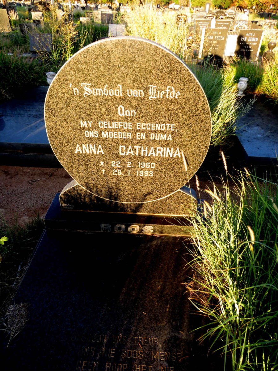 ROOS Anna Catharina 1950-1993