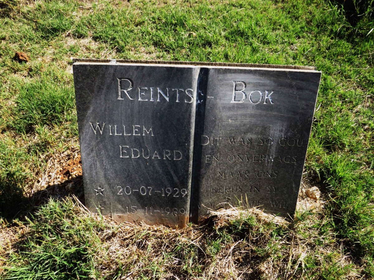 REINTSBOK Willem Eduard 1929-1989