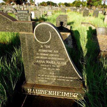 RAUBENHEIMER Ignatius van Wyk 1880-1971 & Anna Maria Alida UYS 1887-1964_2