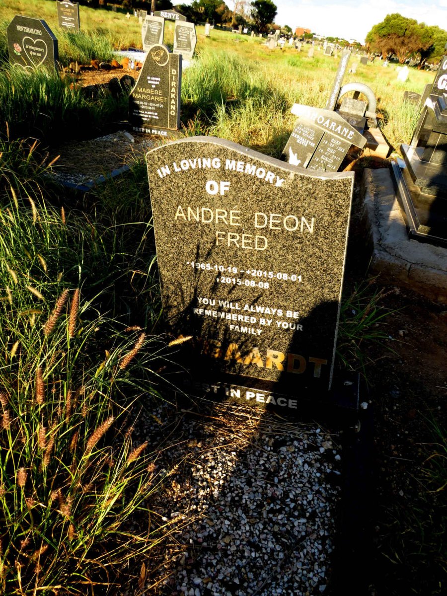 RYGAARDT Andre Deon Fred 1965-2015