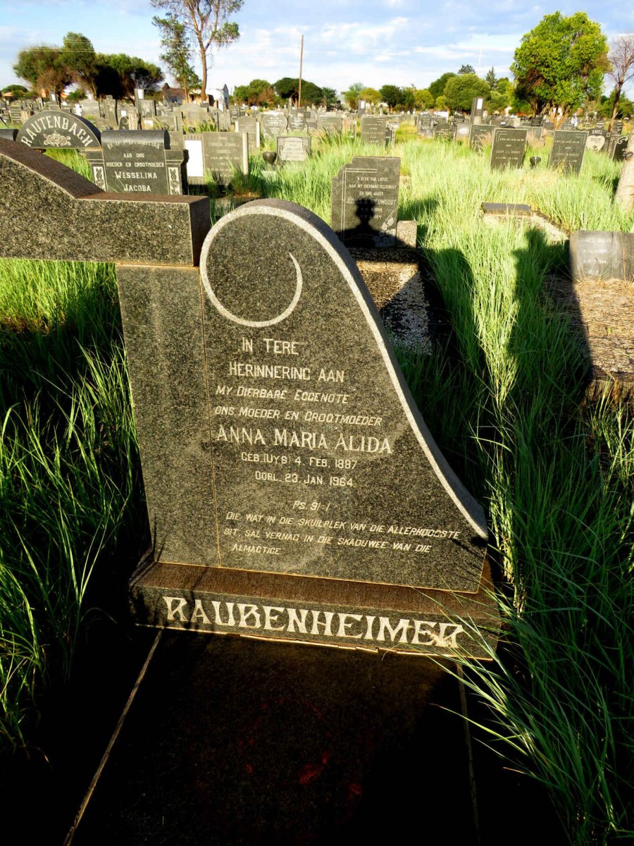 RAUBENHEIMER Ignatius van Wyk 1880-1971 & Anna Maria Alida UYS 1887-1964_2