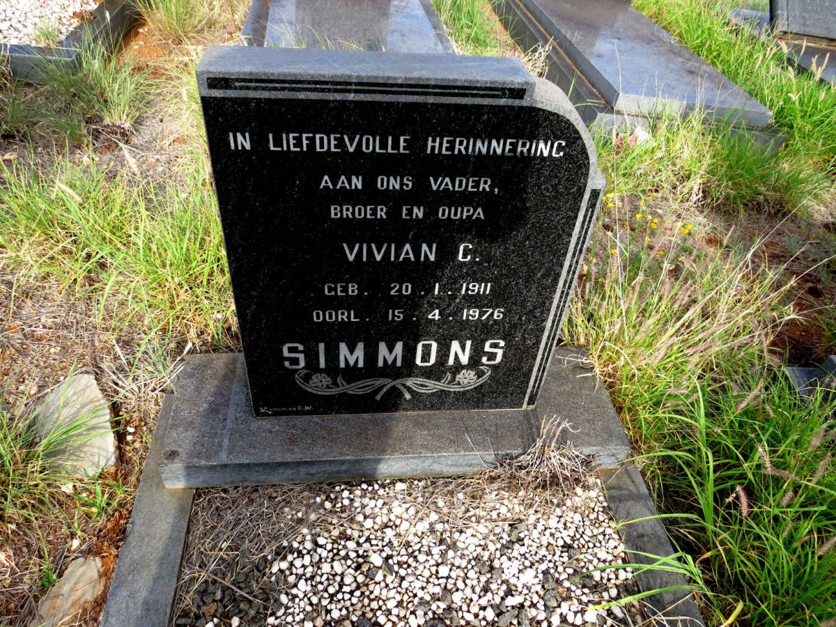 SIMMONS Vivian C. 1911-1976
