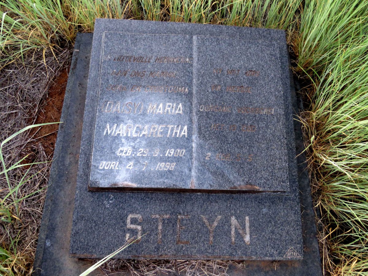 STEYN Maria Margaretha 1900-1998