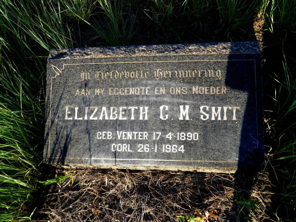 SMIT Pieter Jacobus 1888-1967 & Elizabeth C.M. VENTER 1890-1964_2
