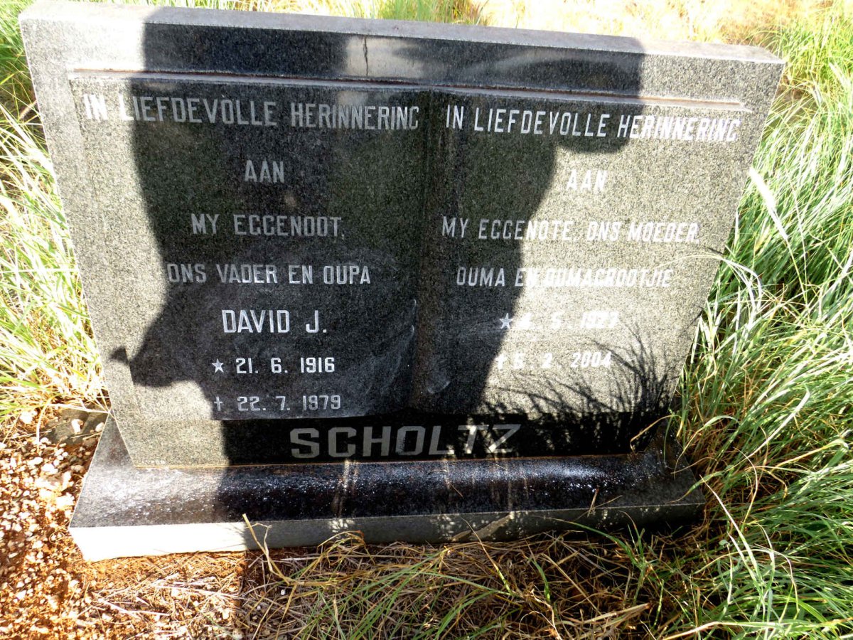 SCHOLTZ David J. 1916-1979 & ? 1927-2004_1