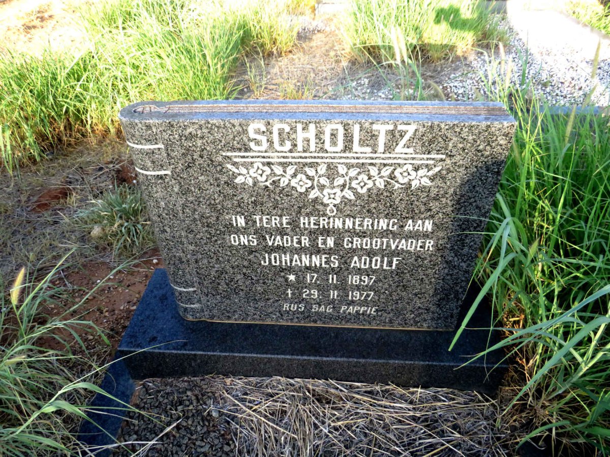SCHOLTZ Johannes Adolf 1897-1977