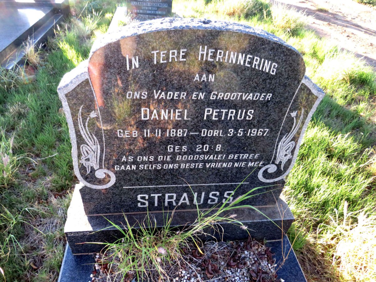 STRAUSS Daniel Petrus 1887-1967