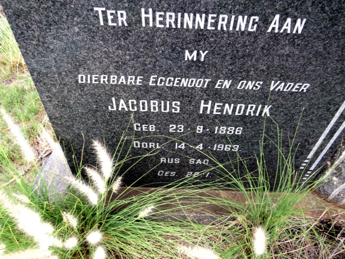 SMITH Jacobus Hendrik 1886-1963 & Jacoba Johanna M. PIETERSE 1889-_2