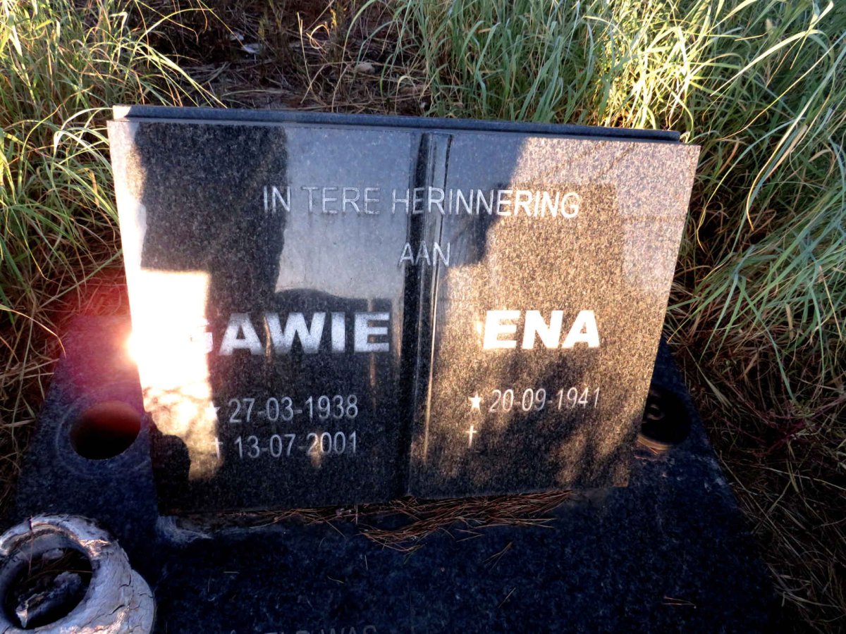 STOLS Gawie 1938-2001 & Ena 1941- _2