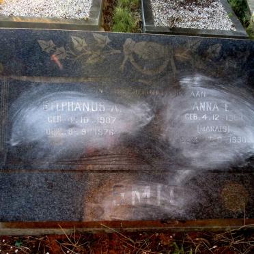 SMIT Stephanus A. 1907-1976 & Anna E. MARAIS 1903-1990