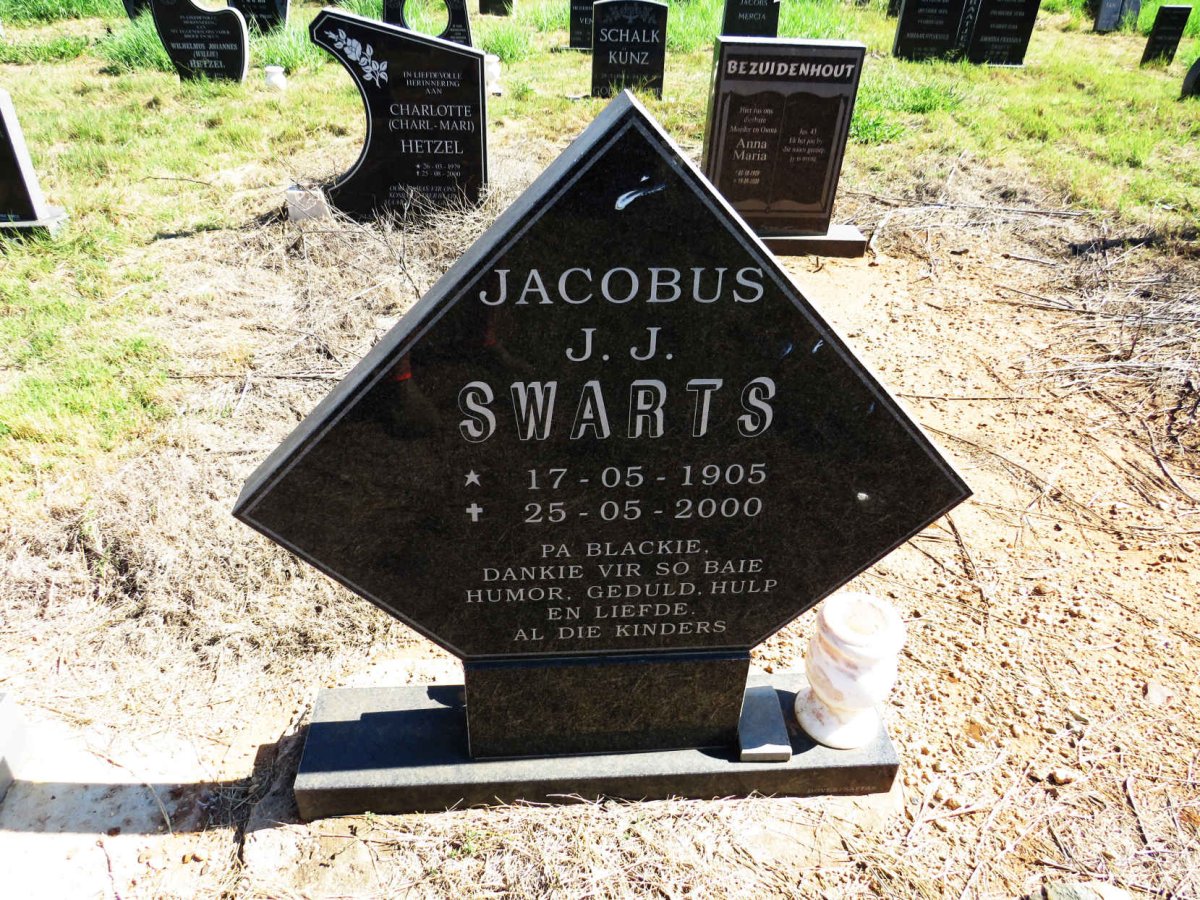 SWARTS J.J. 1905-2000