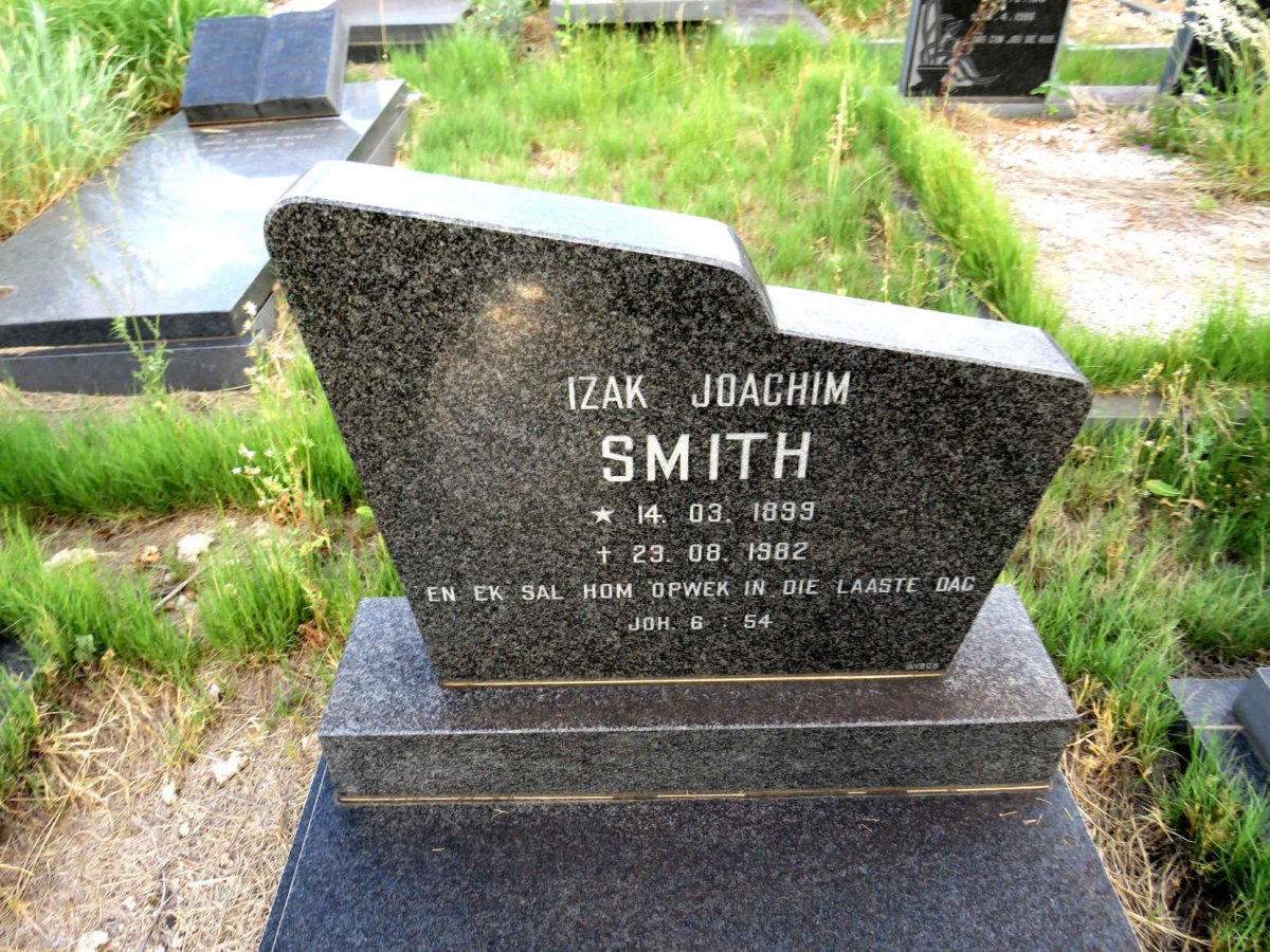 SMITH Izak Joachim 1899-1982
