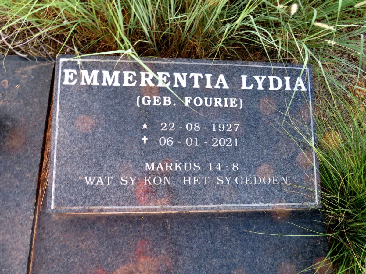 STEYN Andreas Jacobus 1923-2006 & Emmerentia Lydia FOURIE 1927-2021_3