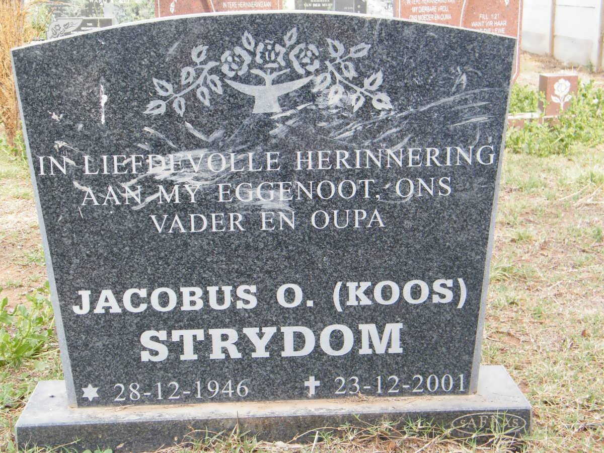 STRYDOM Jacobus O. 1946-2001