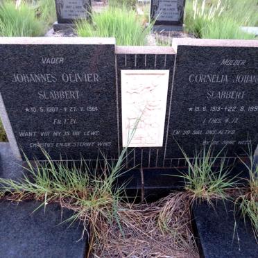 SLABBERT Johannes Olivier 1907-1964 & Cornelia Johanna J. 1913-1993