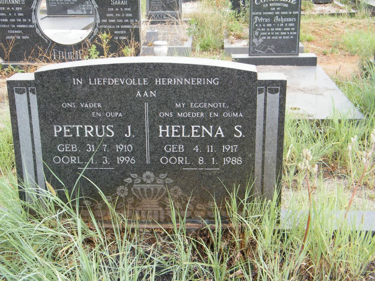STEYN Petrus J. 1910-1996 &amp; Helena S. 1917-1988
