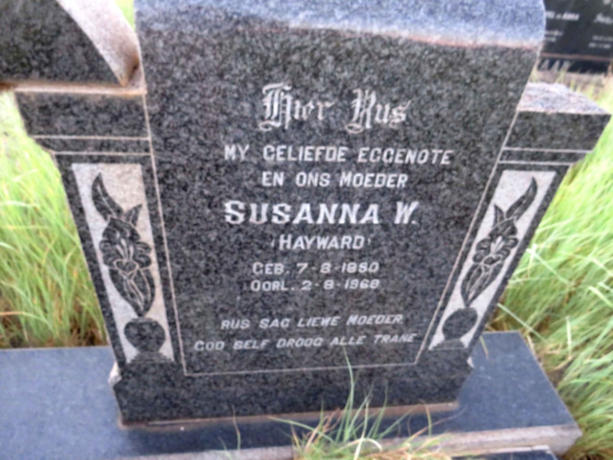 STEYN Andreas J. ?-1974 & Susanna W. HAYWARD 1890-1968_3