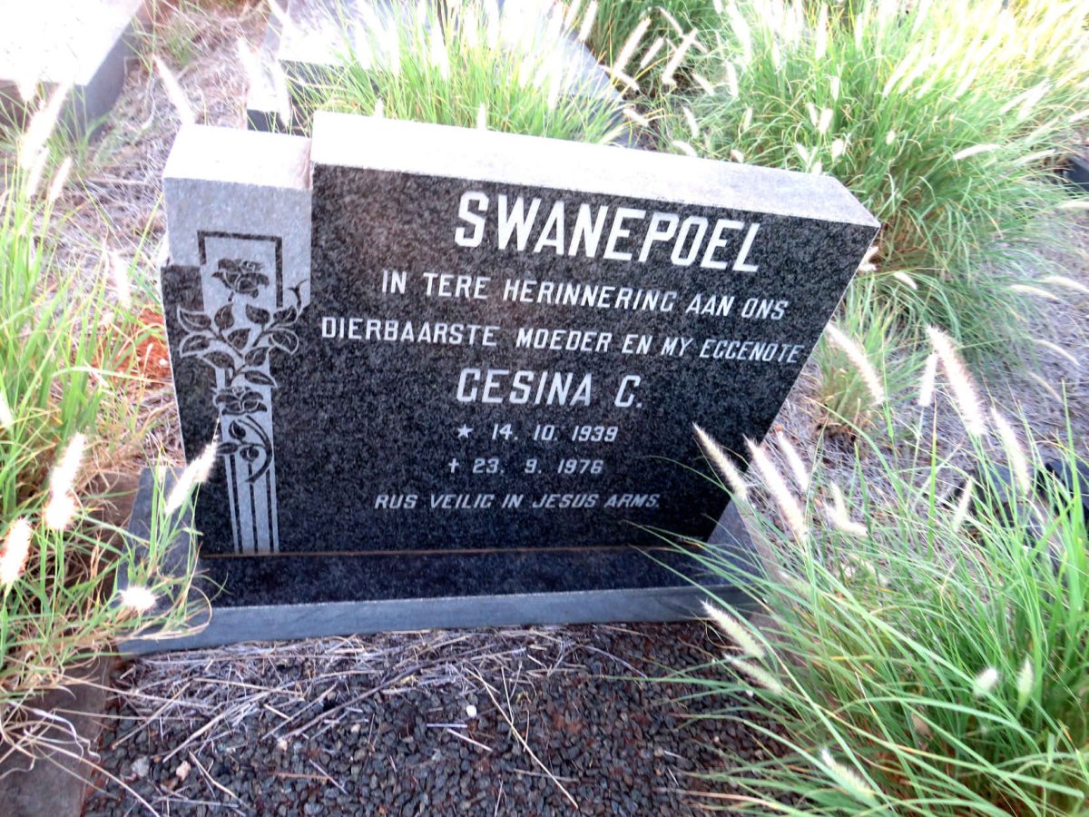 SWANEPOEL Gesina C. 1939-1976