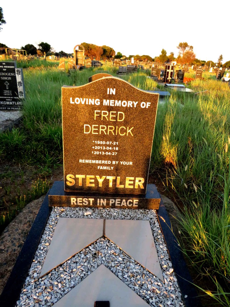 STEYTLER Fred Derrick 1950-2013