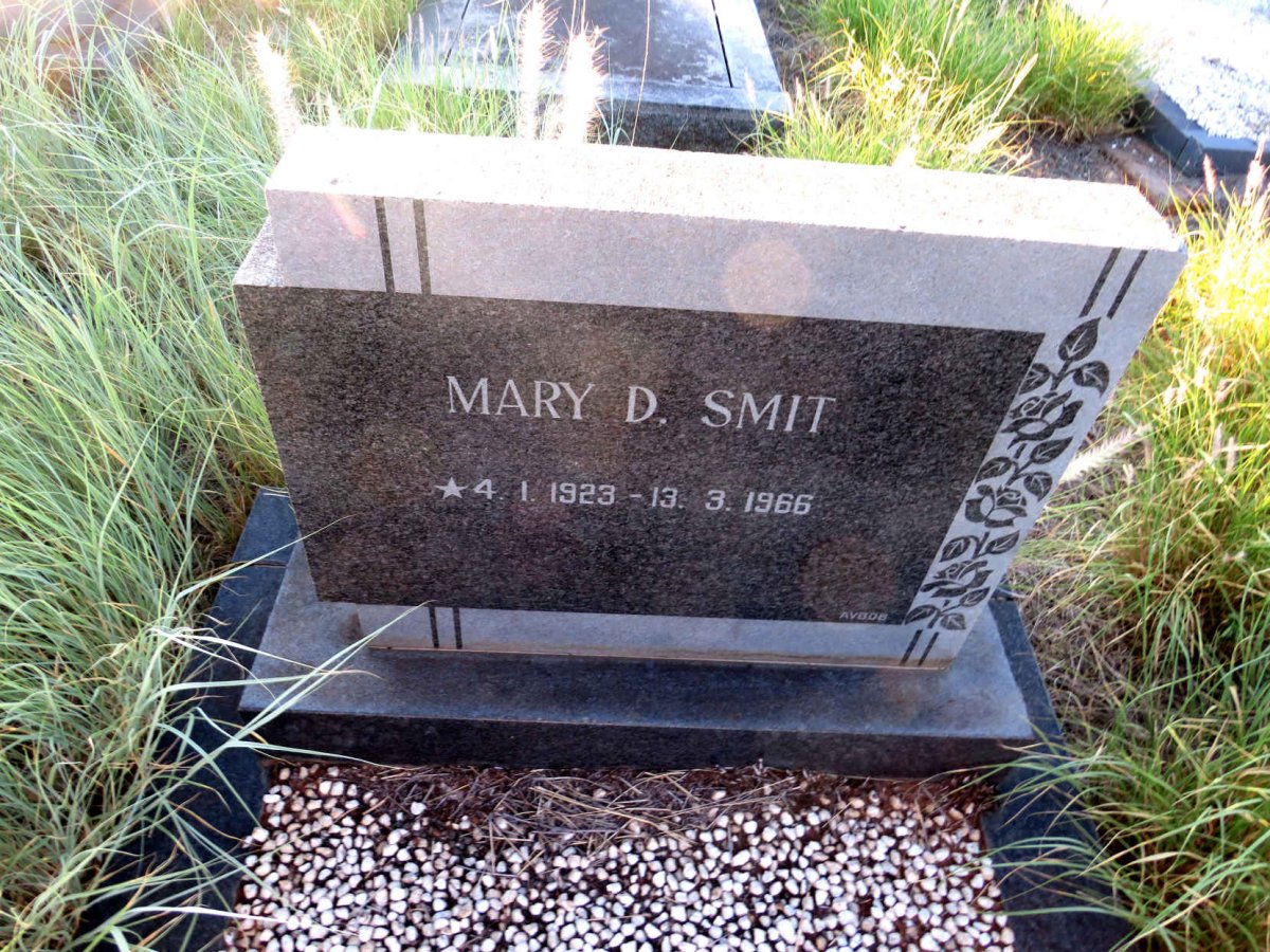 SMIT Mary D. 1923-1966