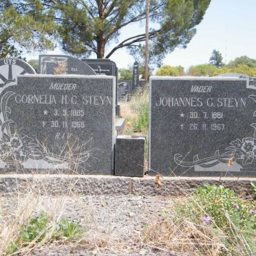 STEYN Johannes G. 1881-1967 &amp; Cornelia H.C. 1885-1966
