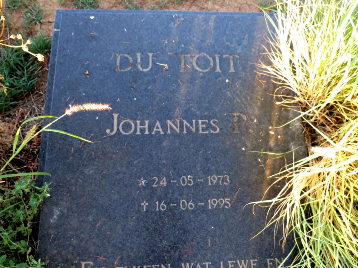 TOIT Johannes P., du 1973-1995