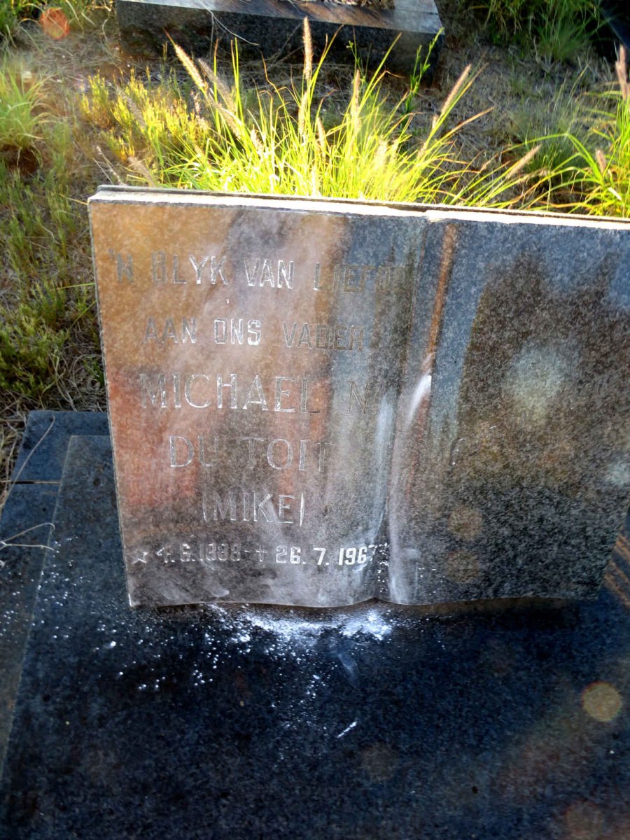 TOIT Michael N., du 19888-1967