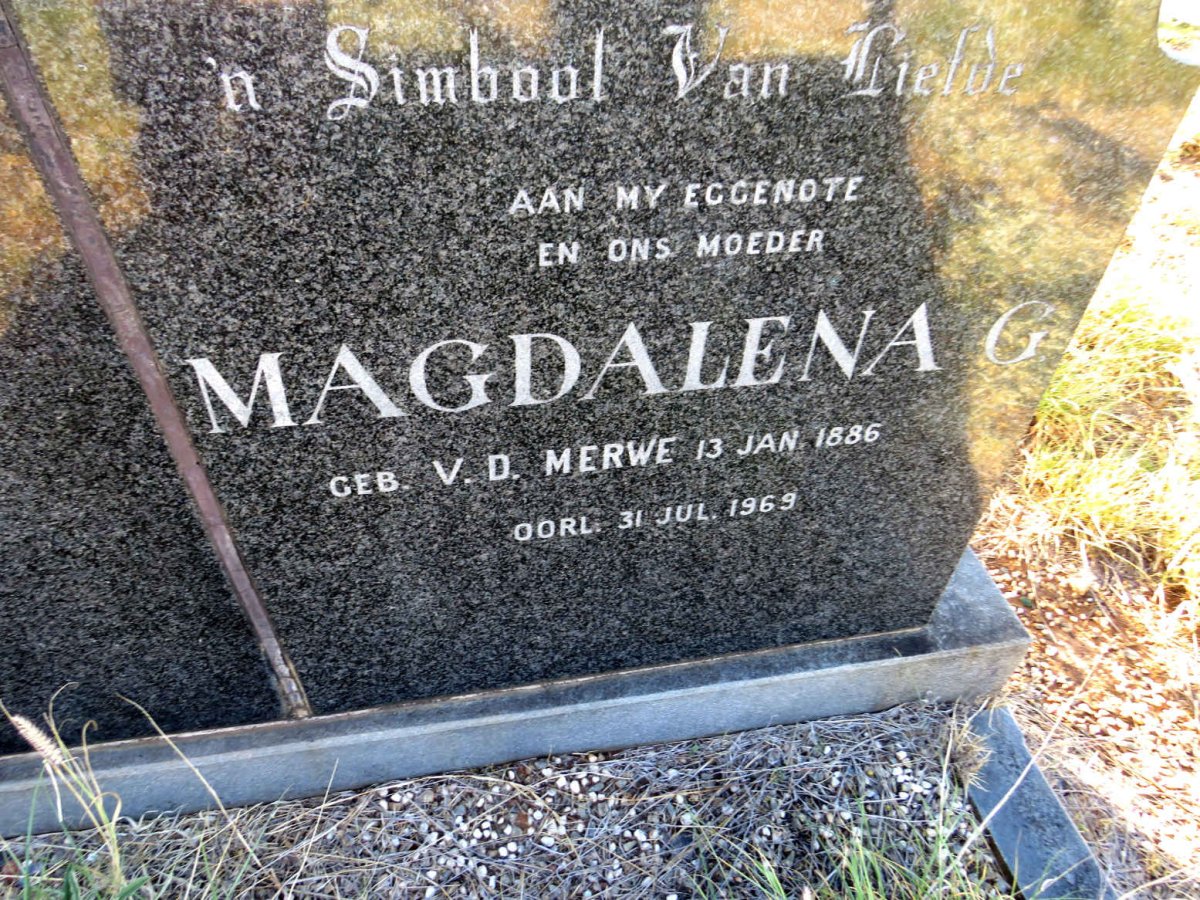 TOIT Wessel J., du 1884-1971 & Magdalena v.d. MERWE 1886-1969_3