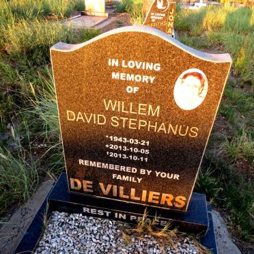 VILLIERS Willem David Stephanus, de 1943-2013