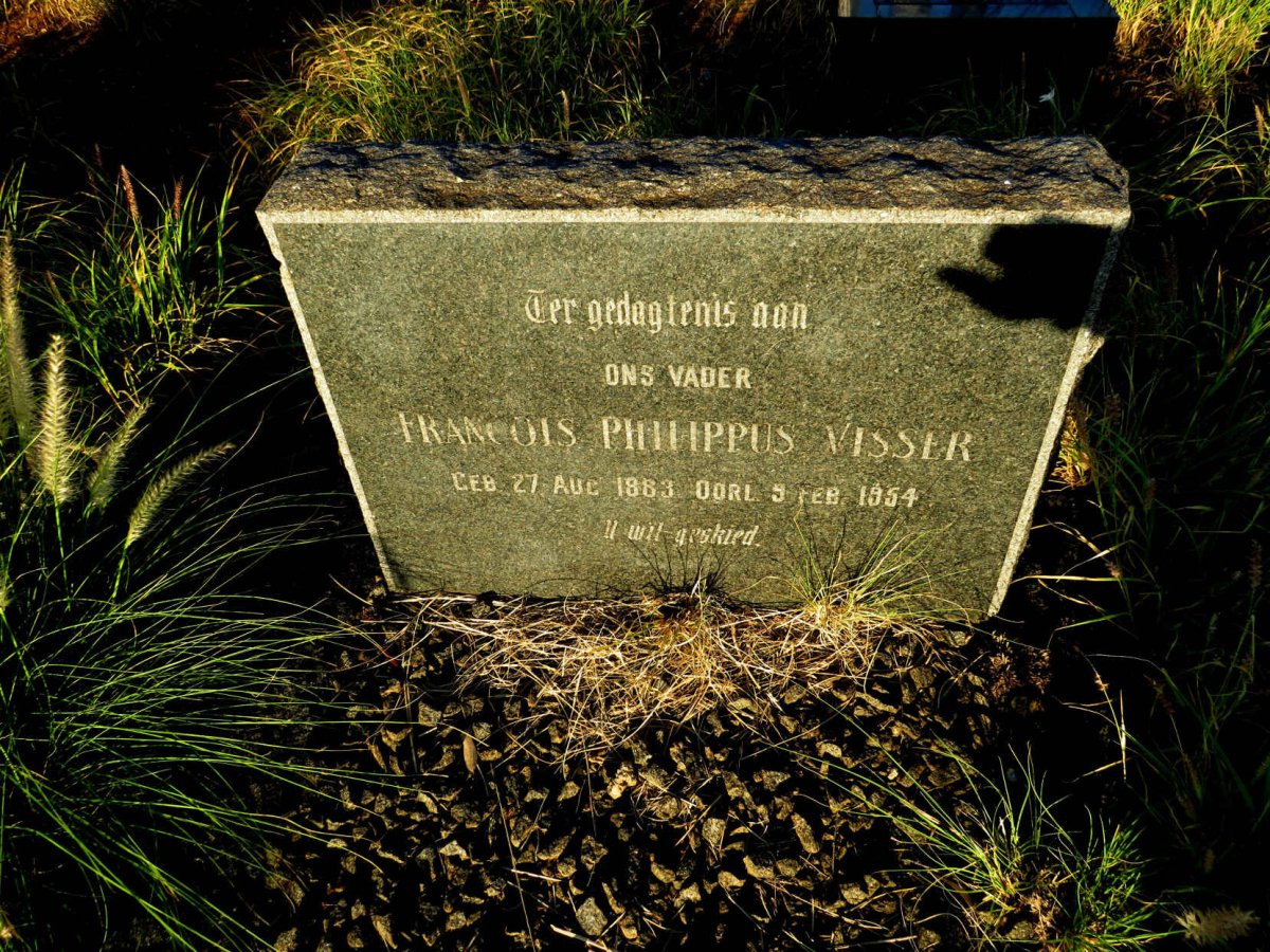 VISSER Francois Philippus 1883-1954