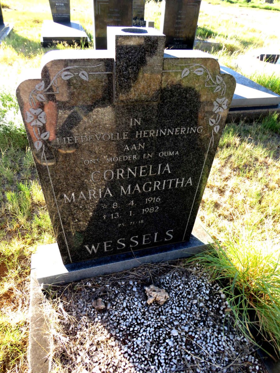 WESSELS Cornelia Maria Magritha 1916-1982