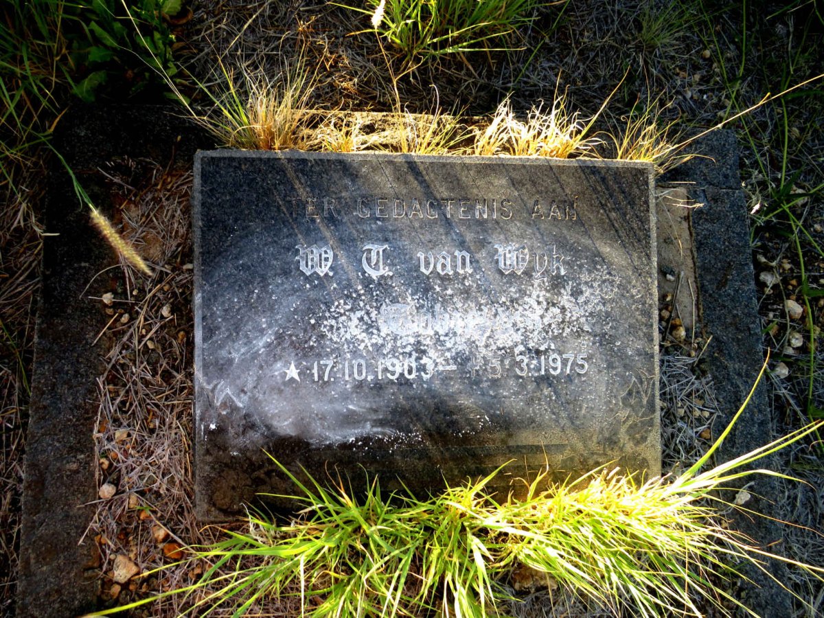 WYK W.T., van 1903-1975