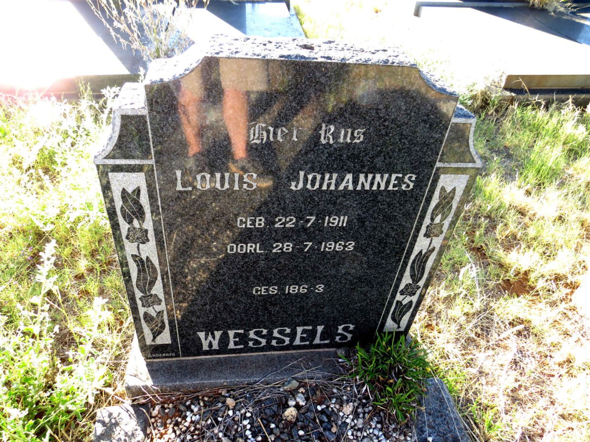 WESSELS Louis Johannes 1911-1963