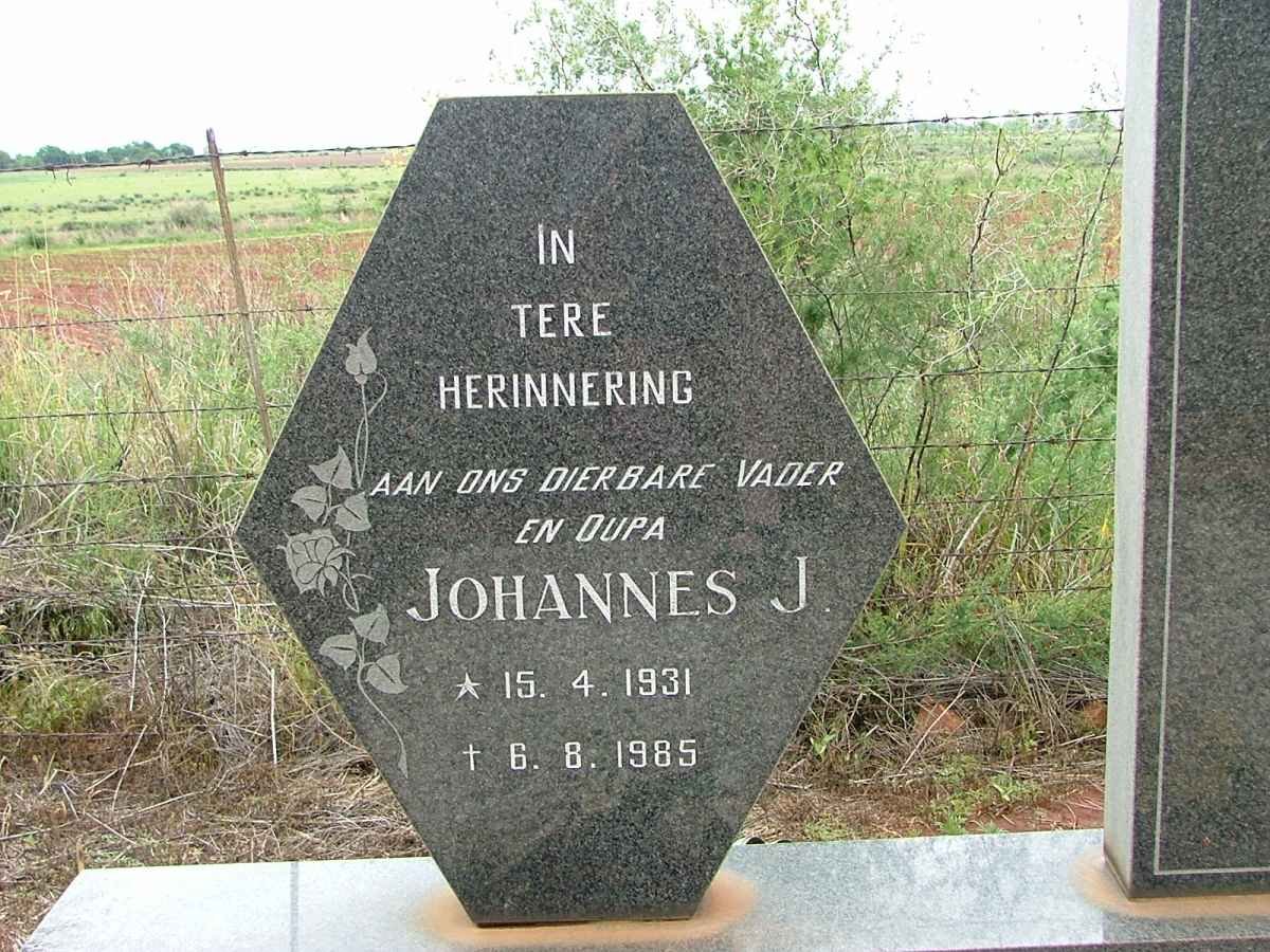 BERG Johannes J., van den 1931-1985