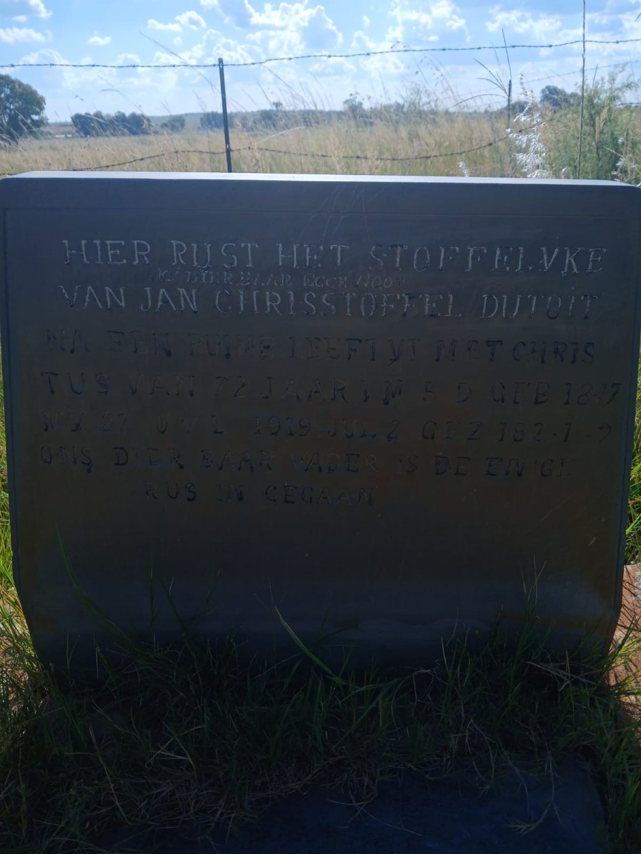 TOIT Jan Chrisstoffel, du 1847-1919