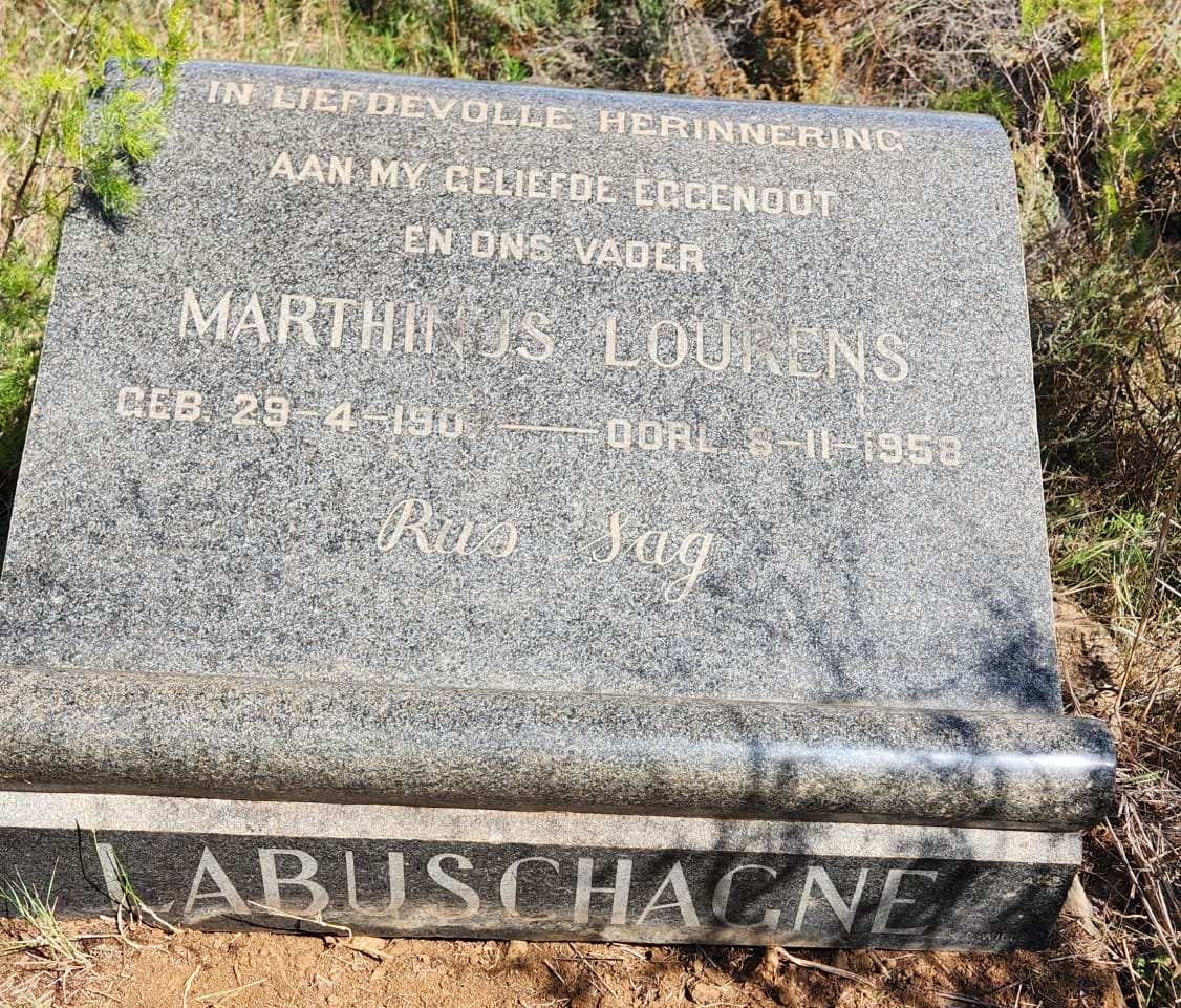 LABUSCHAGNE Marthinus Lourens 1907-1958