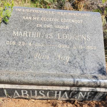 LABUSCHAGNE Marthinus Lourens 1907-1958