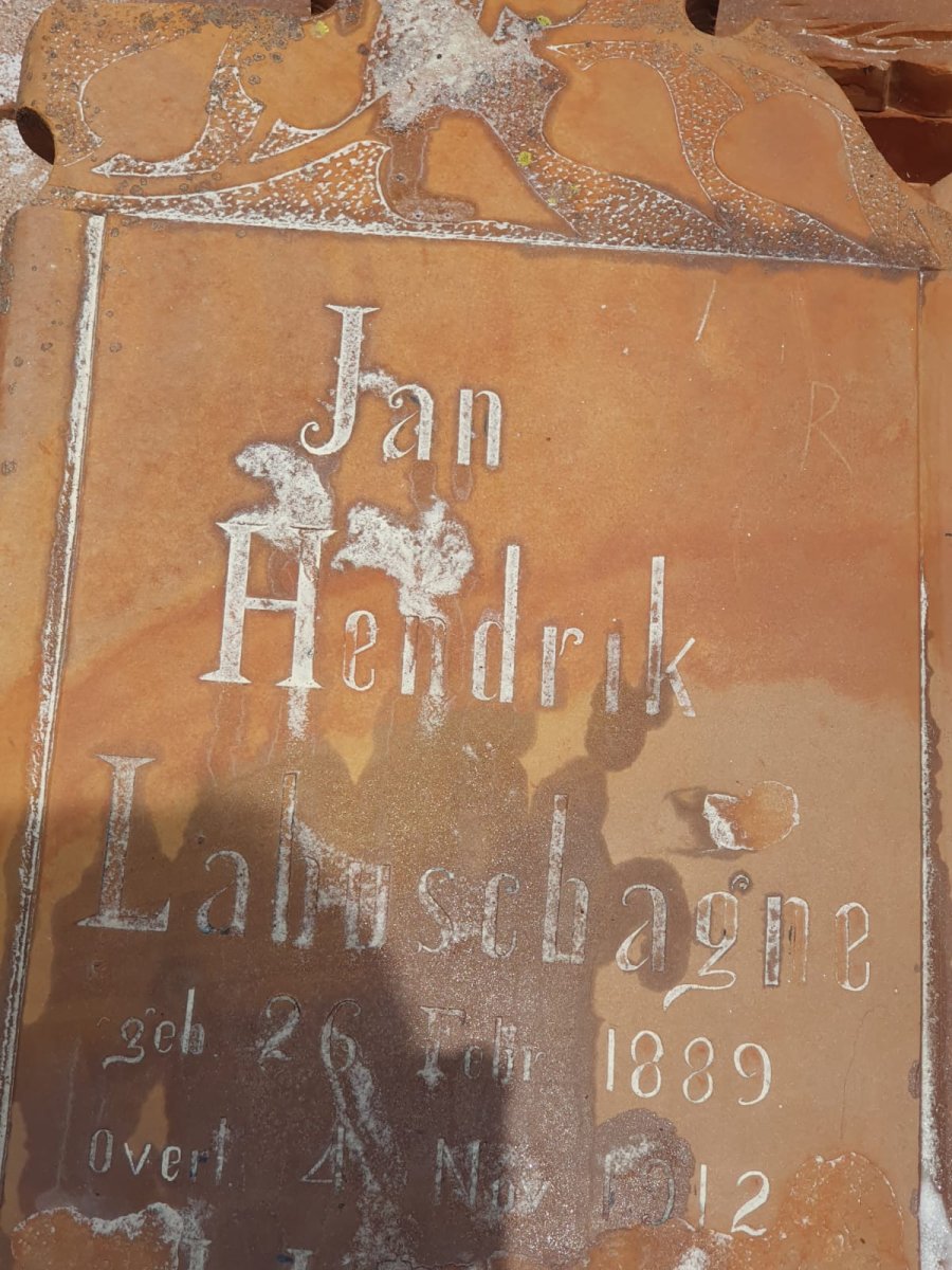 LABUSCHAGNE Jan Hendrik 1889-1912