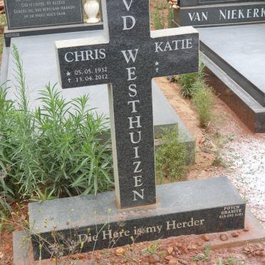 WESTHUIZEN Chris, v.d. 1932-2012 & Katie 