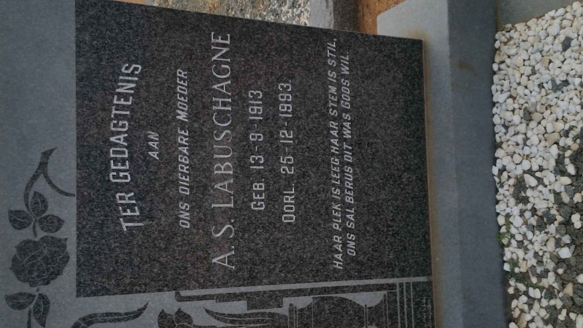 LABUSCHAGNE A.S.1913-1993