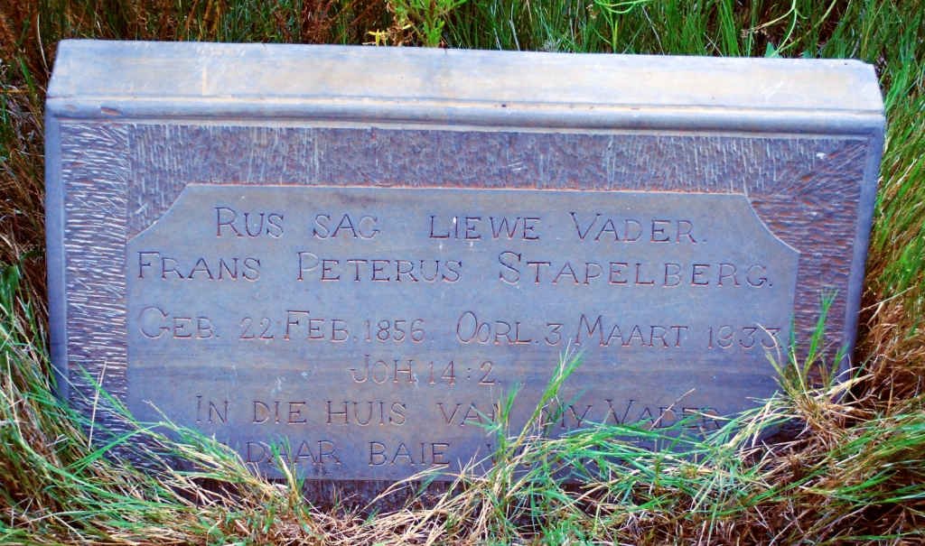 STAPELBERG Frans Peterus 1856-1933